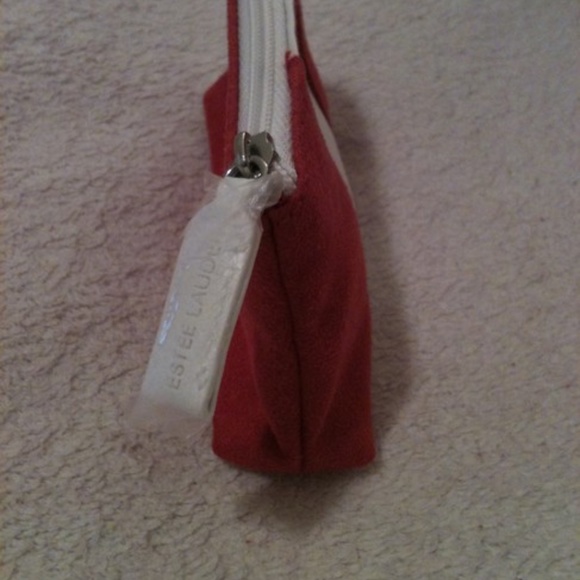 Raspberry Pink Suede and White Leather Handbag & Coin Purse - Picture 11 of 13